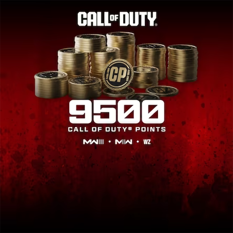 9500 Call of Duty Points