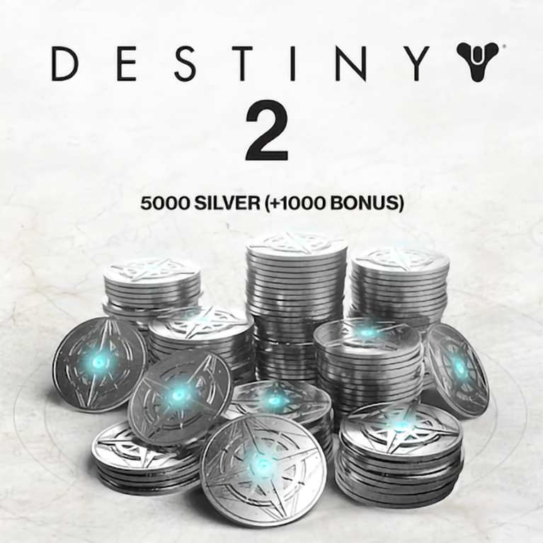 Destiny 2 - 5000 (+1000 Bonus) Silver