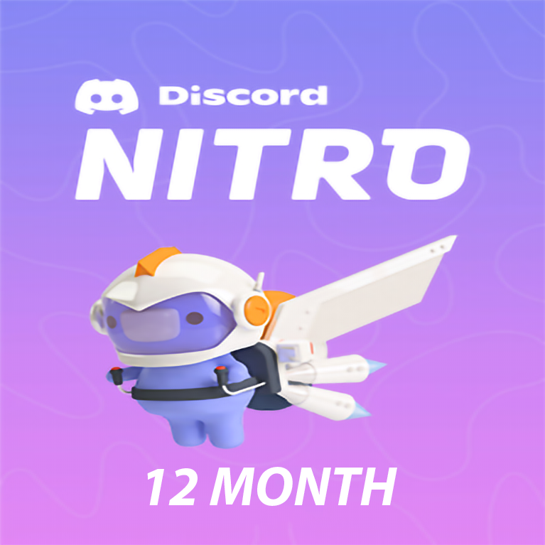 Discord Nitro with 2 Boosts - 12 Month