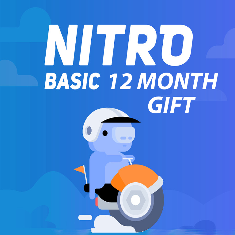 Discord Nitro Basic ( Classic ) Gift - 12 Month
