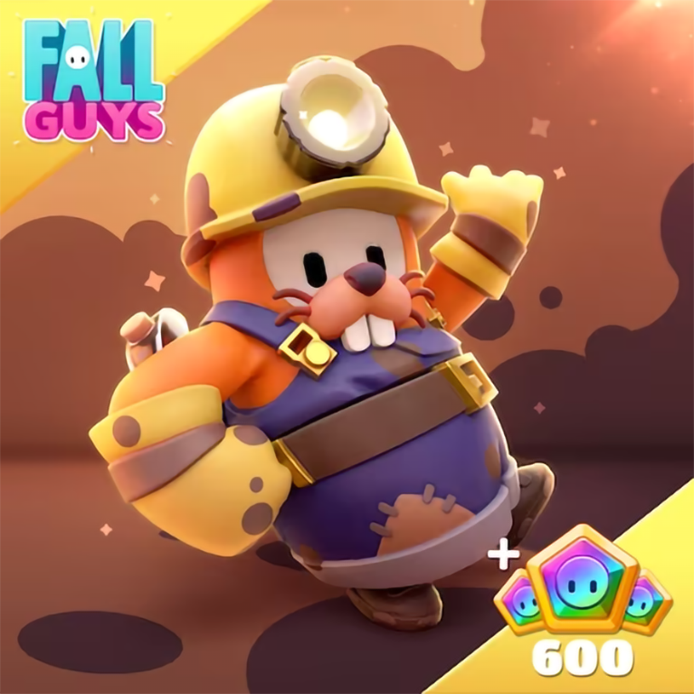 Fall Guys -  Miner Mole Pack