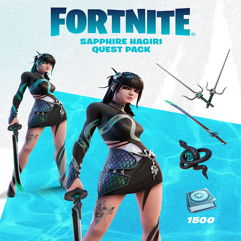Fortnite - Sapphire Hagiri Quest Pack