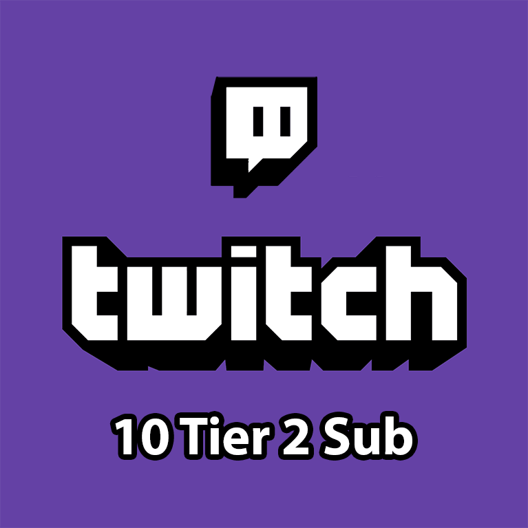 Twitch - 10 Tier 2 Gifted Sub