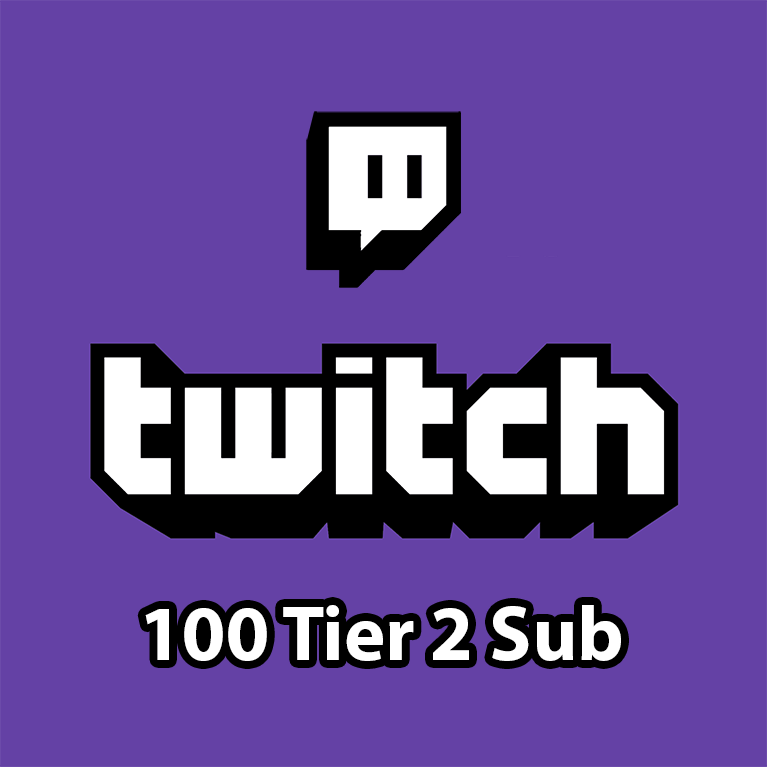 Twitch - 100 Tier 2 Gifted Sub