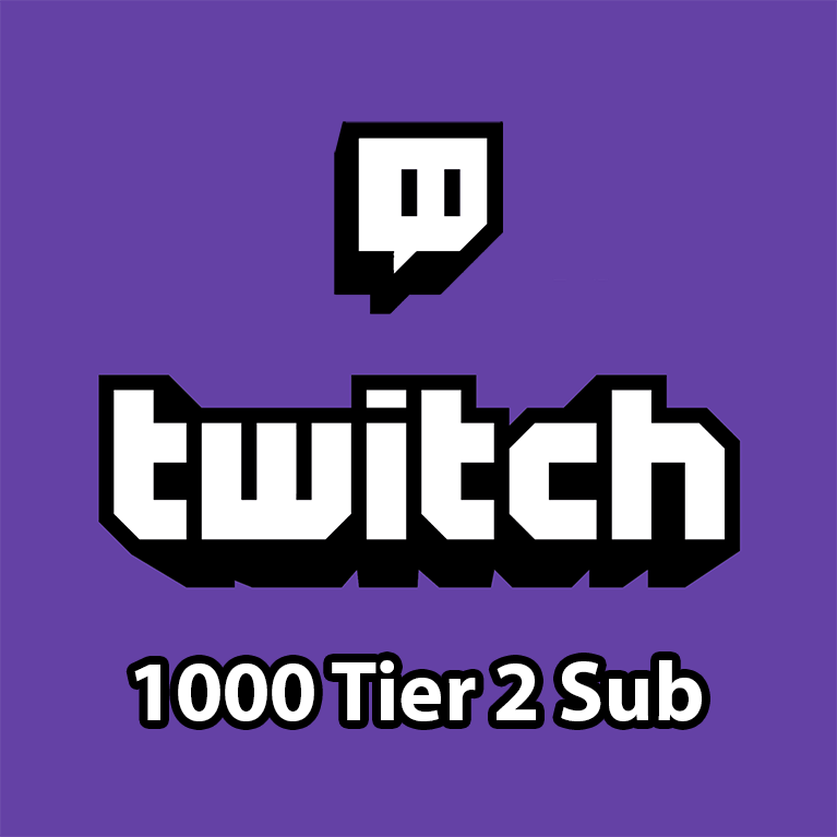 Twitch - 1000 Tier 2 Gifted Sub