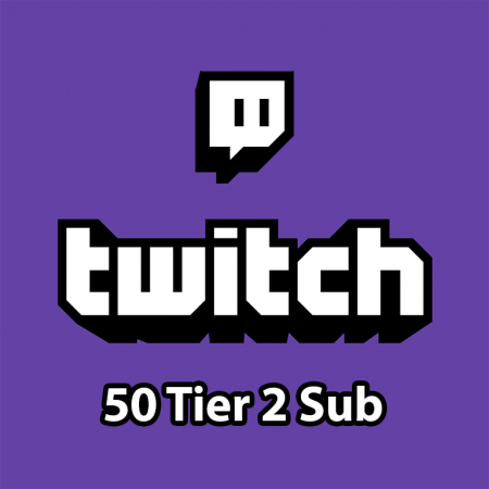 Twitch - 50 Tier 2 Gifted Sub