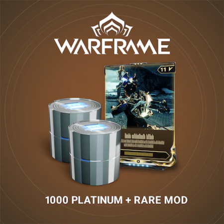 Warframe - 1000 Platinum + Rare Mod